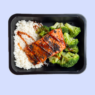 Zalm Teriyaki – broccoli – rijst