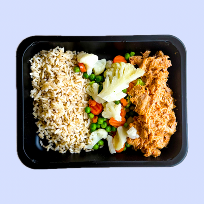 Spicy Chicken – bloemkool – wortel – rijst