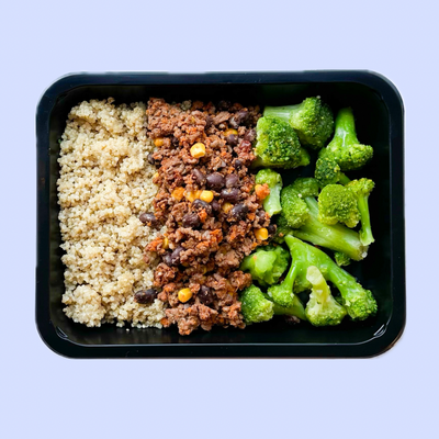 Mexican Beef – broccoli – quinoa